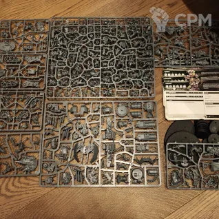 Описание картинки Orks Armageddon. Половина Орков из Армагеддона + подставки + декали + карточки. от Ellioth по цене 13 000руб | Свободный Рынок Миниатюр - СРМ