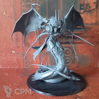Описание картинки Fulgrim – Daemon Primarch of Slaanesh от OMG_SL по цене 9 990руб | Свободный Рынок Миниатюр - СРМ