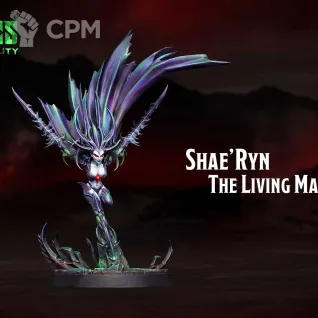Описание картинки Sha'Ryn, the Living Manifestation от Manufactorum76 по цене 225руб | Свободный Рынок Миниатюр - СРМ