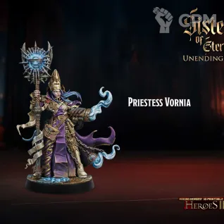 Описание картинки Priestess Vornia от Manufactorum76 по цене 300руб | Свободный Рынок Миниатюр - СРМ