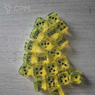 Описание картинки Luminescent Realm-lords dice set от Rogalik_1 по цене 4 500руб | Свободный Рынок Миниатюр - СРМ