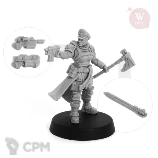 Описание картинки Commissar Raivel - Heart of Darkness edition от Артель W по цене 800руб | Свободный Рынок Миниатюр - СРМ
