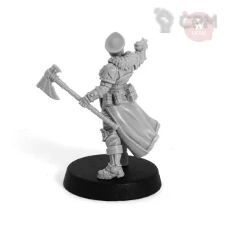Описание картинки Commissar Raivel - Heart of Darkness edition от Артель W по цене 800руб | Свободный Рынок Миниатюр - СРМ