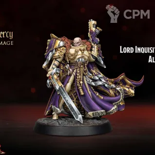 Описание картинки Lord Inquisitor Ordonius от Manufactorum76 по цене 450руб | Свободный Рынок Миниатюр - СРМ
