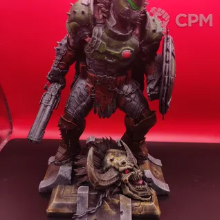 Описание картинки Doom Slayer / Палач Рока — doom The Dark Ages от Жидкий Пират по цене 11 000руб | Свободный Рынок Миниатюр - СРМ