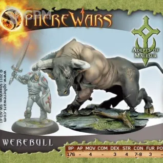 Описание картинки Werebull (Sphere Wars) от Oberon по цене 2 500руб | Свободный Рынок Миниатюр - СРМ