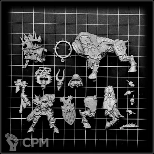 Описание картинки Khorne Chaos Lord on Juggernaut от OldHammer Мастерская по цене 750руб | Свободный Рынок Миниатюр - СРМ