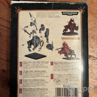 Описание картинки Warhammer Bloodcrusher of Khorne Бладкрашер Хорна от SunEach по цене 6 900руб | Свободный Рынок Миниатюр - СРМ