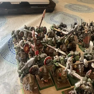 Описание картинки Армия Orcs &amp; goblins Warhammer F.B. от  по цене 100 000руб | Свободный Рынок Миниатюр - СРМ