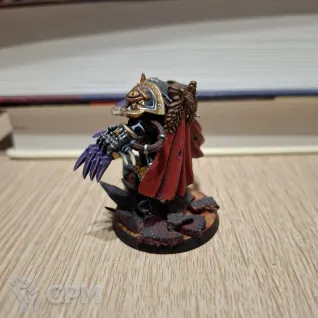 Описание картинки Chaos lord in terminator armour от Sarvus по цене 1 500руб | Свободный Рынок Миниатюр - СРМ