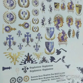 Описание картинки Transfer sheet Legio Gryphonicus от ССП по цене 1 800руб | Свободный Рынок Миниатюр - СРМ