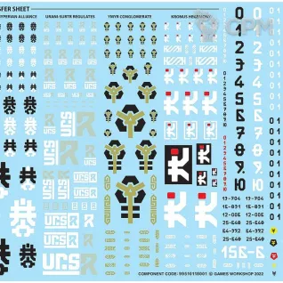 Описание картинки Leagues of Votann Transfer Sheet от aldger по цене 150руб | Свободный Рынок Миниатюр - СРМ