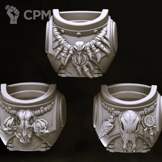 Описание картинки Wolf Guard Headtakers от Магазин Альфария по цене 600руб | Свободный Рынок Миниатюр - СРМ