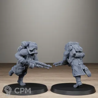 Описание картинки GrimGuard Trench Raiders от Manufactorum76 по цене 1 600руб | Свободный Рынок Миниатюр - СРМ