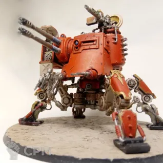 Описание картинки Adeptus Mechanicus Onager Dunecrawler от MiniaturesFAN по цене 6 600руб | Свободный Рынок Миниатюр - СРМ
