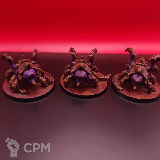 Описание картинки StarCraft Zerg Swarm — Kerrigan, 12 Raptors, 3 Roaches, 2 Hydralisks — 3D SLA, покрас от Жидкий Пират по цене 12 000руб | Свободный Рынок Миниатюр - СРМ