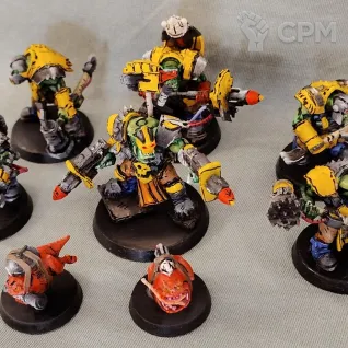 Описание картинки Kill Team: Wrecka Krew (comics style) от RobinGrib по цене 10 000руб | Свободный Рынок Миниатюр - СРМ