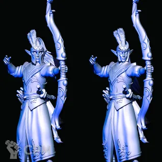 Описание картинки High Elves Archers от Магазин Альфария по цене 880руб | Свободный Рынок Миниатюр - СРМ