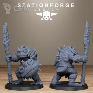 Описание картинки Bogkin Infantry от Manufactorum76 по цене 2 000руб | Свободный Рынок Миниатюр - СРМ