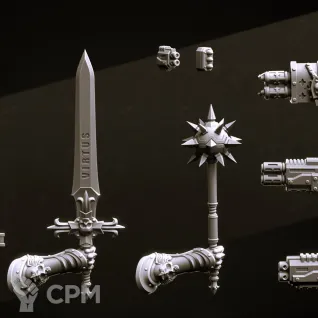 Описание картинки Paragon Warsuits (отряд 3 модели) от Магазин Альфария по цене 900руб | Свободный Рынок Миниатюр - СРМ