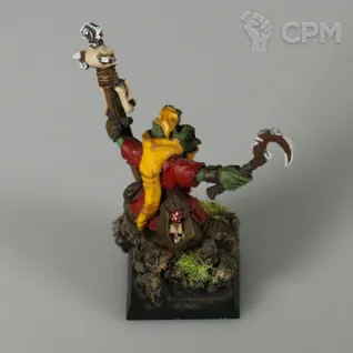 Описание картинки Fantasy Battles Grot Shaman x1 от MiniaturesFAN по цене 2 200руб | Свободный Рынок Миниатюр - СРМ