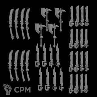 Описание картинки Raptors/WarpTalons от ZaslanechForge по цене 1 620руб | Свободный Рынок Миниатюр - СРМ