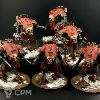 Описание картинки Армия Chaos Knights от Kisinamorda по цене 160 000руб | Свободный Рынок Миниатюр - СРМ