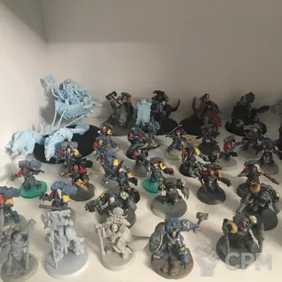 Описание картинки Армия Space Wolves от Roumin по цене 38 000руб | Свободный Рынок Миниатюр - СРМ