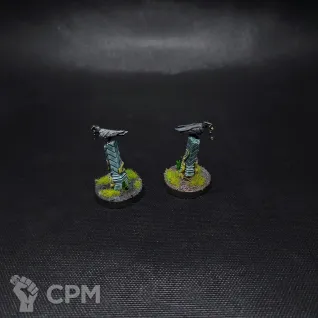 Описание картинки Warhammer Quest: Cursed City 2 маркера с вороном, пластик гв, покрас от V130177@mail.ru по цене 900руб | Свободный Рынок Миниатюр - СРМ