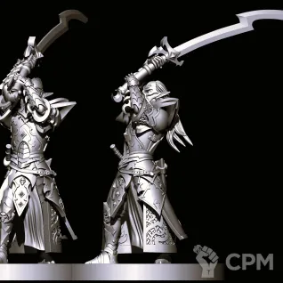 Описание картинки Har Ganeth Executioners unit (10 шт) от Магазин Альфария по цене 1 000руб | Свободный Рынок Миниатюр - СРМ