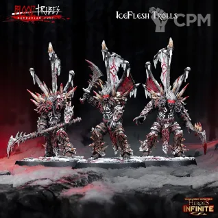 Описание картинки Chaos Barbarians/IceFlesh Trolls от Barduck Miniatures по цене 1 259руб | Свободный Рынок Миниатюр - СРМ