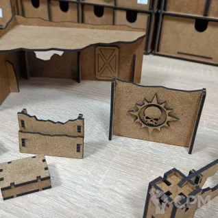 Описание картинки WTC Kill Team Terrain Set от TerraCutter по цене 4 500руб | Свободный Рынок Миниатюр - СРМ
