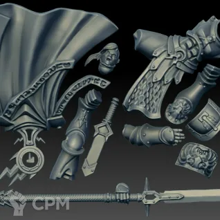 Описание картинки Knight-Questor Larissa Shadowstalker (Scan) от AxeL's Forge по цене 175руб | Свободный Рынок Миниатюр - СРМ