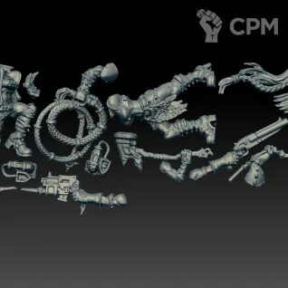 Описание картинки Gang Matriarch (Scan) от AxeL's Forge по цене 325руб | Свободный Рынок Миниатюр - СРМ