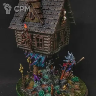 Описание картинки Baba Yaga's Hut \\ Дом Бабы Яги от Sentinel Guardian по цене 3 500руб | Свободный Рынок Миниатюр - СРМ