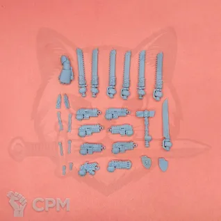 Описание картинки Assault Intercessors With Jump Packs от  по цене 1 200руб | Свободный Рынок Миниатюр - СРМ