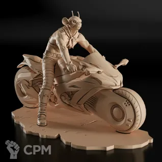 Описание картинки Vinni Фигурка (Biker Mice from Mars) от GAS3TXD  по цене 5 400руб | Свободный Рынок Миниатюр - СРМ