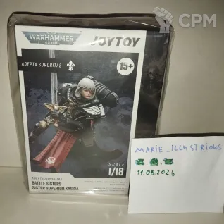 Описание картинки Joytoy Adepta Sororitas Kassia от Shadowsunwaifu по цене 3 200руб | Свободный Рынок Миниатюр - СРМ