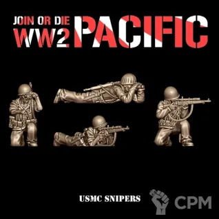 Описание картинки USMC SNIPERS от 3DPrintClub по цене 95руб | Свободный Рынок Миниатюр - СРМ