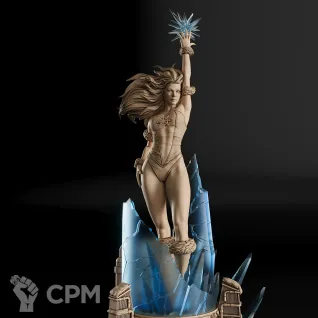 Описание картинки Killer Frost Диорама (DC) от GAS3TXD  по цене 4 600руб | Свободный Рынок Миниатюр - СРМ