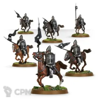 Описание картинки Knights of Minas Tirith Властелин колец от Лавка Саурона по цене 1 260руб | Свободный Рынок Миниатюр - СРМ
