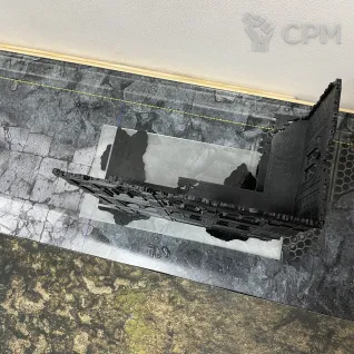 Описание картинки WTC размерный террейн большая Руина с футпринтом от Slobarev  по цене 5 200руб | Свободный Рынок Миниатюр - СРМ