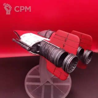 Описание картинки Star Wars — A-Wing / истребитель Rebel Alliance / полный покрас / SLA от Жидкий Пират по цене 6 490руб | Свободный Рынок Миниатюр - СРМ