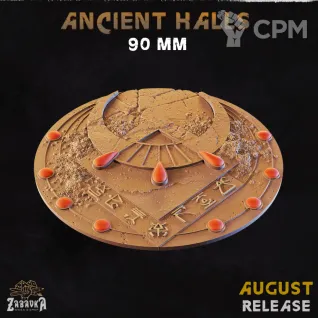 Описание картинки Ancient Halls Base 90мм от 3Д-Печка по цене 250руб | Свободный Рынок Миниатюр - СРМ