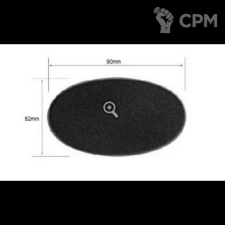 Описание картинки 90x52 mm OVAL BASE (1шт) от NEW-MINIATURES по цене 90руб | Свободный Рынок Миниатюр - СРМ