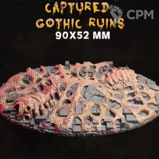 Описание картинки Captured Gothic Ruins 90x52мм от 3Д-Печка по цене 200руб | Свободный Рынок Миниатюр - СРМ
