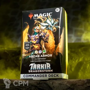 Описание картинки Колода MTG Commander - Abzan Armor Tarkir: Dragonstorm на английском языке от Дауран по цене 6 500руб | Свободный Рынок Миниатюр - СРМ