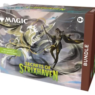 Описание картинки Bundle выпуска Magic: The Gathering Secrets of Strixhaven на английском языке от Дауран по цене 6 000руб | Свободный Рынок Миниатюр - СРМ