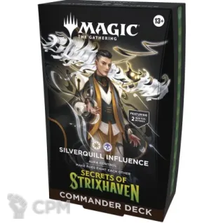 Описание картинки Колода Commander MTG Secrets of Strixhaven Silverquill Influence на английском языке от Дауран по цене 6 000руб | Свободный Рынок Миниатюр - СРМ