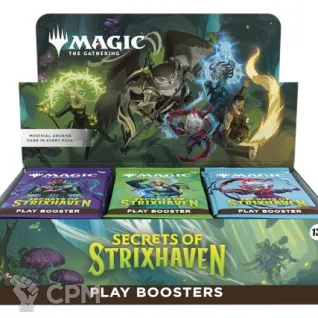 Описание картинки Дисплей play бустеров MTG Secrets of Strixhaven  на английском языке от Дауран по цене 15 000руб | Свободный Рынок Миниатюр - СРМ